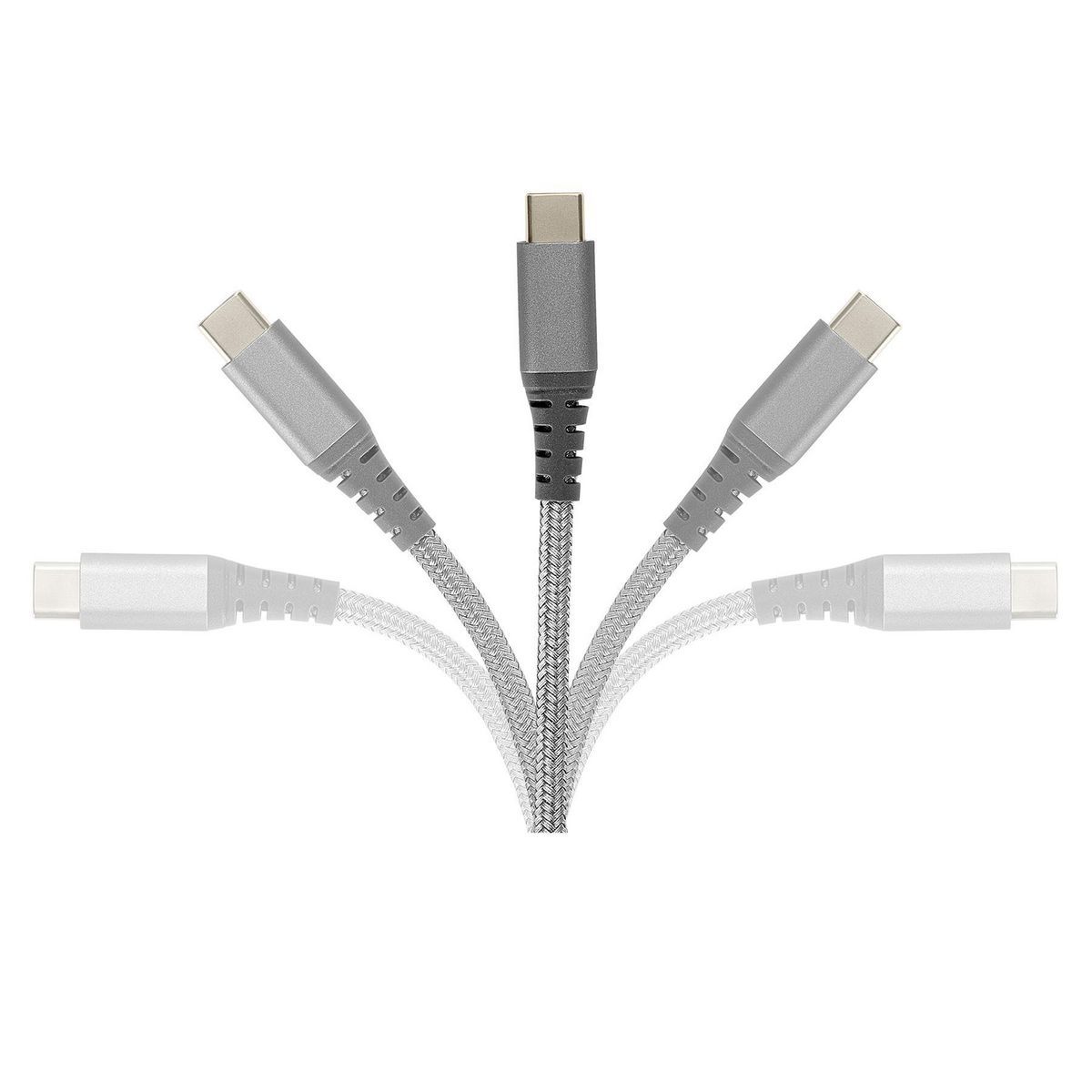 6 ft. USB-C to Lightning Braided Charging Cable F74869