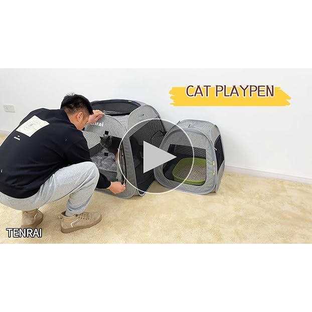Portable Foldable Cat Playpen F5271