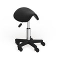 Black Adjustable Saddle Salon Massage Stool Q79002