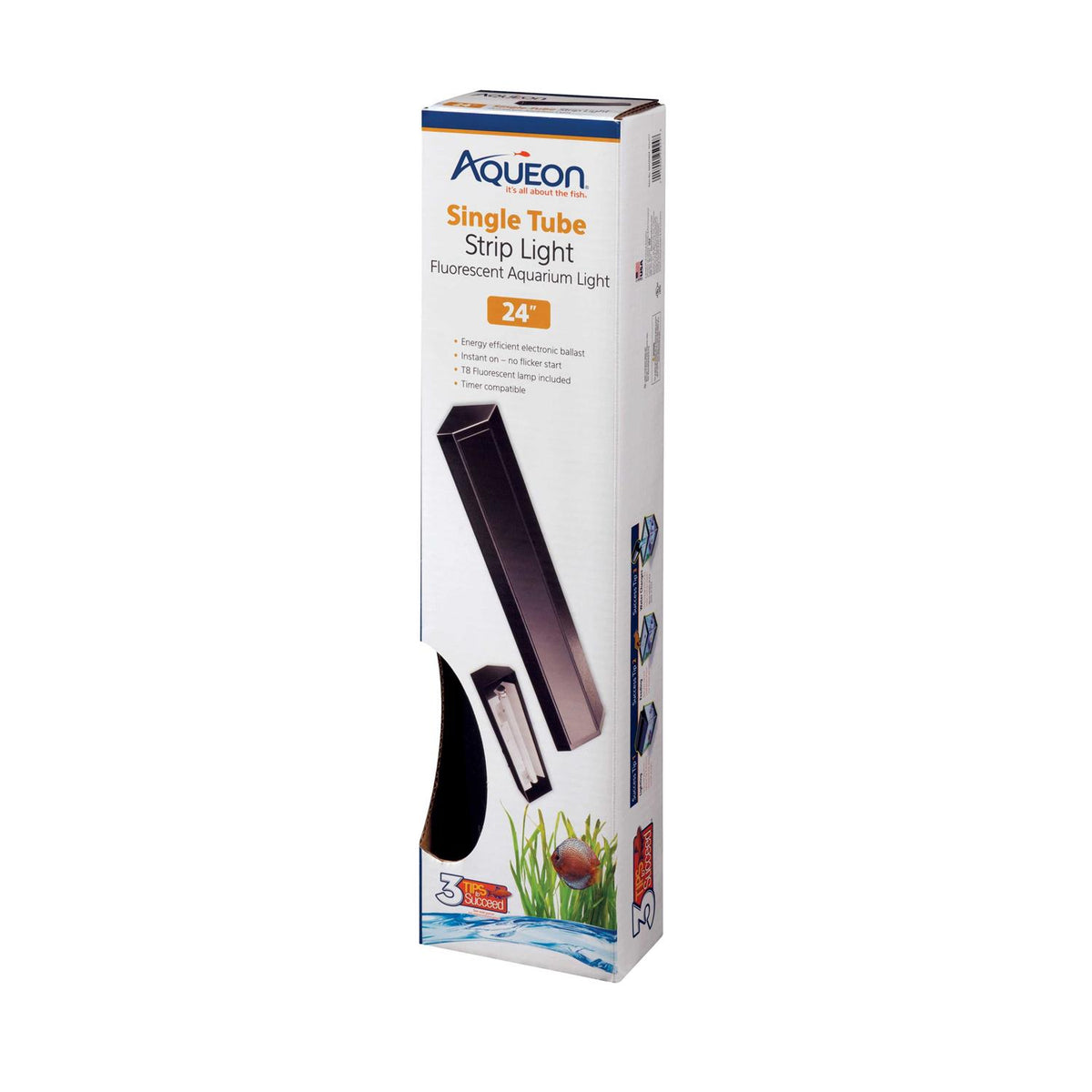 Fluorescent Strip Light Black U691761