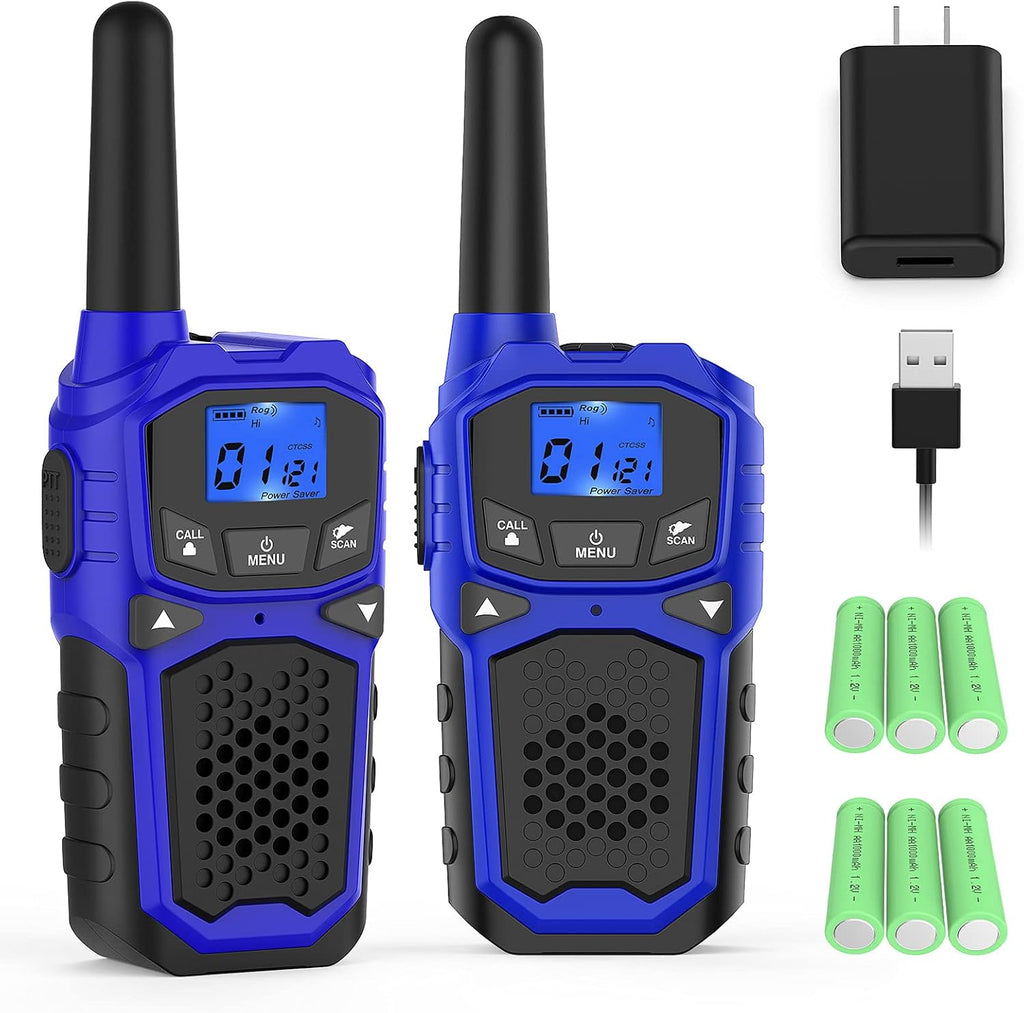 Rechargeable 4 Pack Two Way Radios 22 Channels J581452