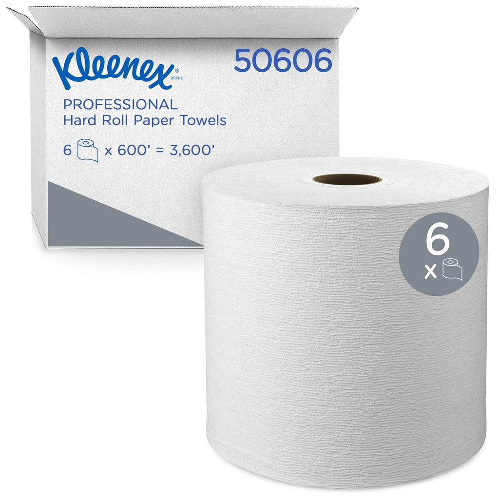 Hard Roll Paper Towels White 6 Rolls H5970