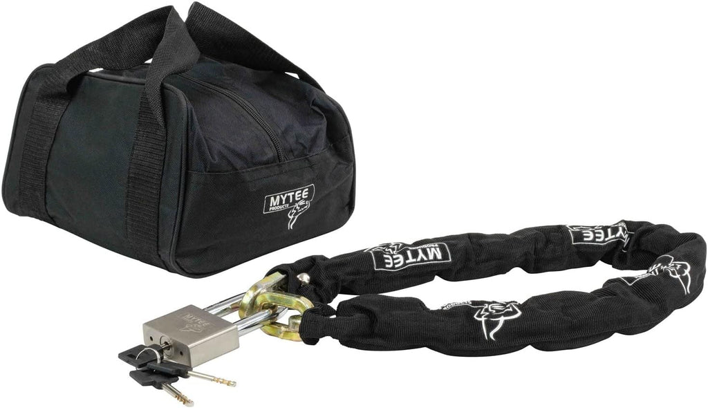 Anti Cut Security Chain and Lock Kit 6 Foot x 3/8 Inch Hardened Chain S5543
