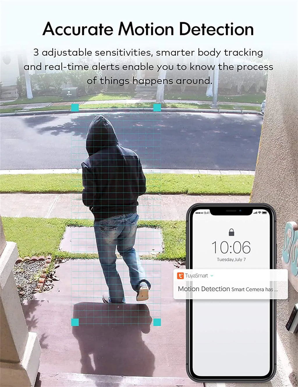 1080P IP66 Weatherproof Outdoor Security Camera U10937