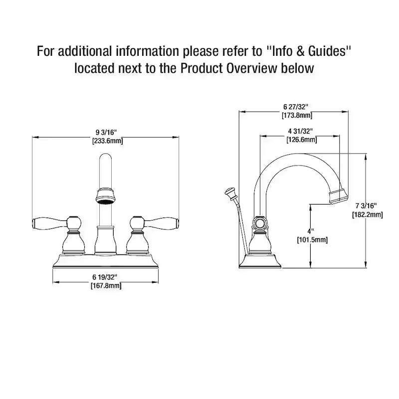 2-Handle High-Arc Bathroom Faucet in Polished Chrome I52790