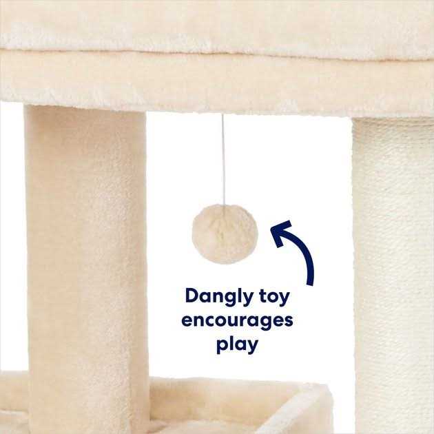 42-in Faux Fur Cat Tree Condo A961755