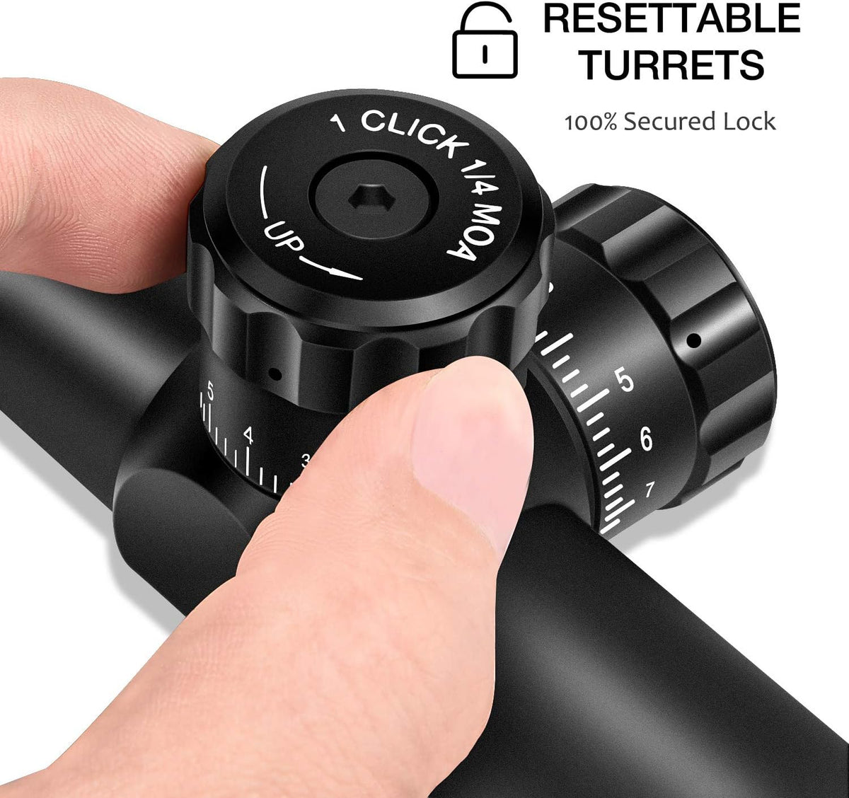 4-16x44 Illuminated Rifle Scope with Sunshade and Scope Mount N90205