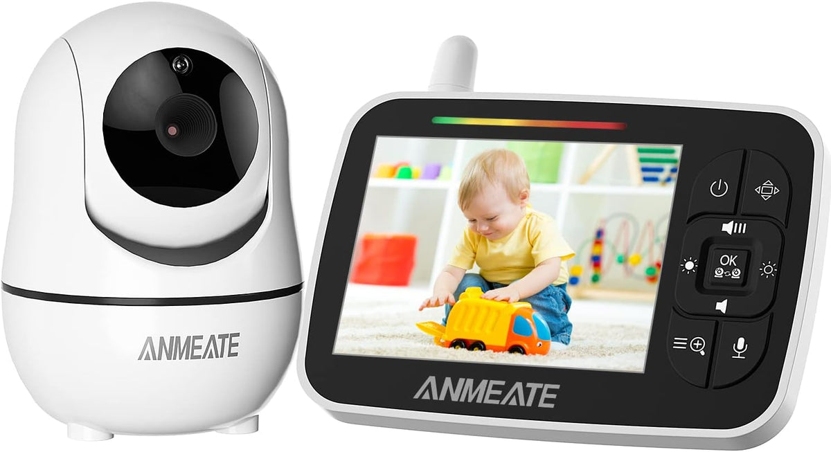 Baby Monitor with Pan-Tilt-Zoom Camera and 3.5” Display K44627