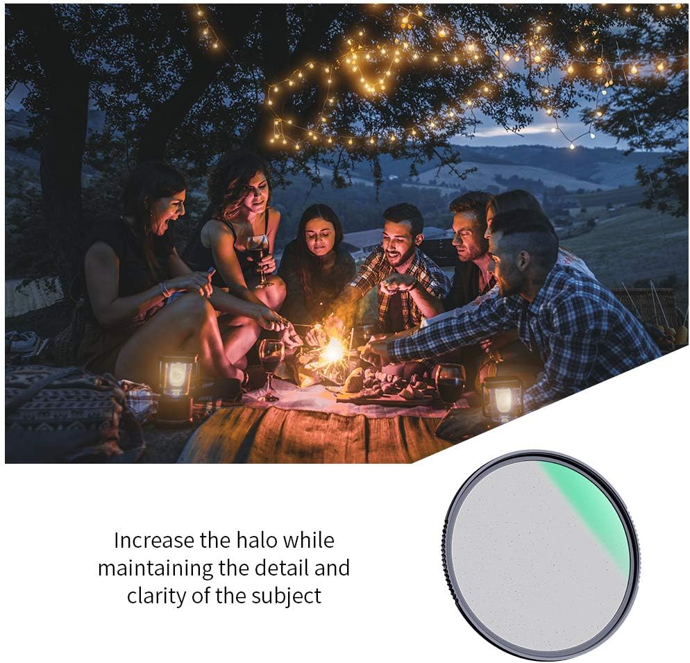 67mm Black Diffusion 1/4 Filter with Multi-Layer Coatings for Camera Lens R1700