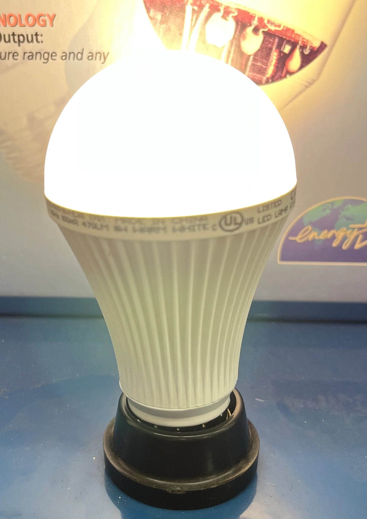 LED A19 8W Dimmable Warm Bulb H4489