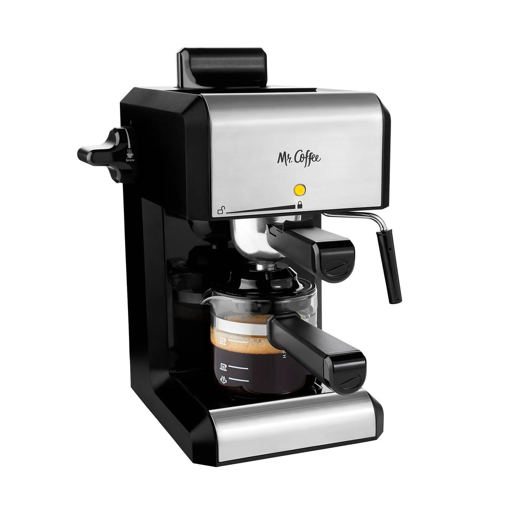 Automatic Espresso and Cappuccino Machine, 20 oz, Silver O46304