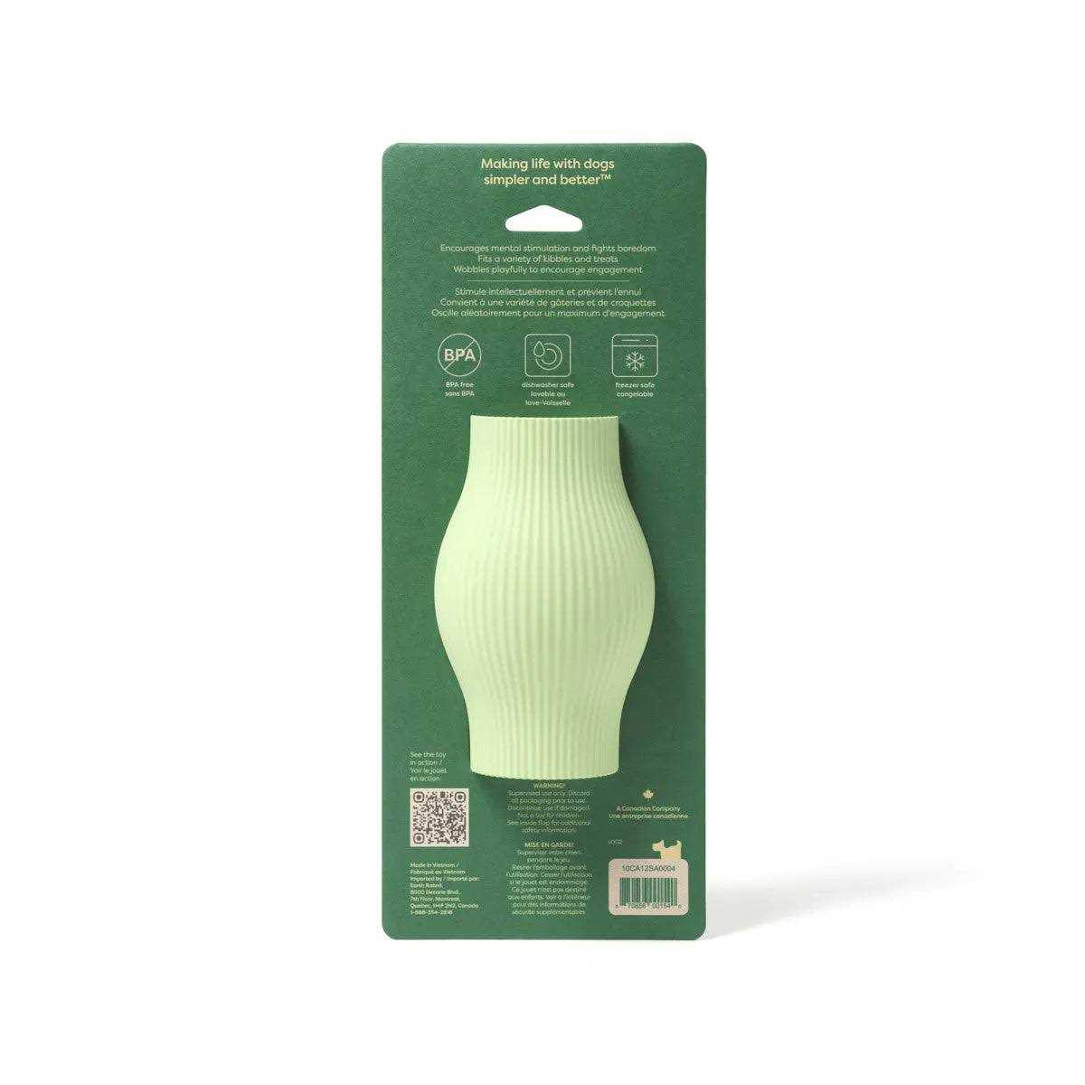 Green Rubber Dog Treat Toy Z182