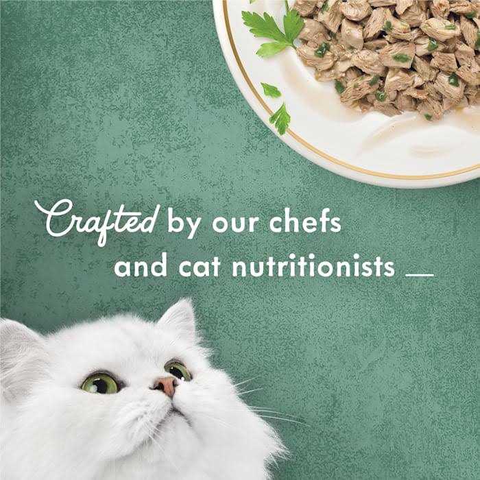 White Meat Chicken Spinach Wet Cat Food Can P1721