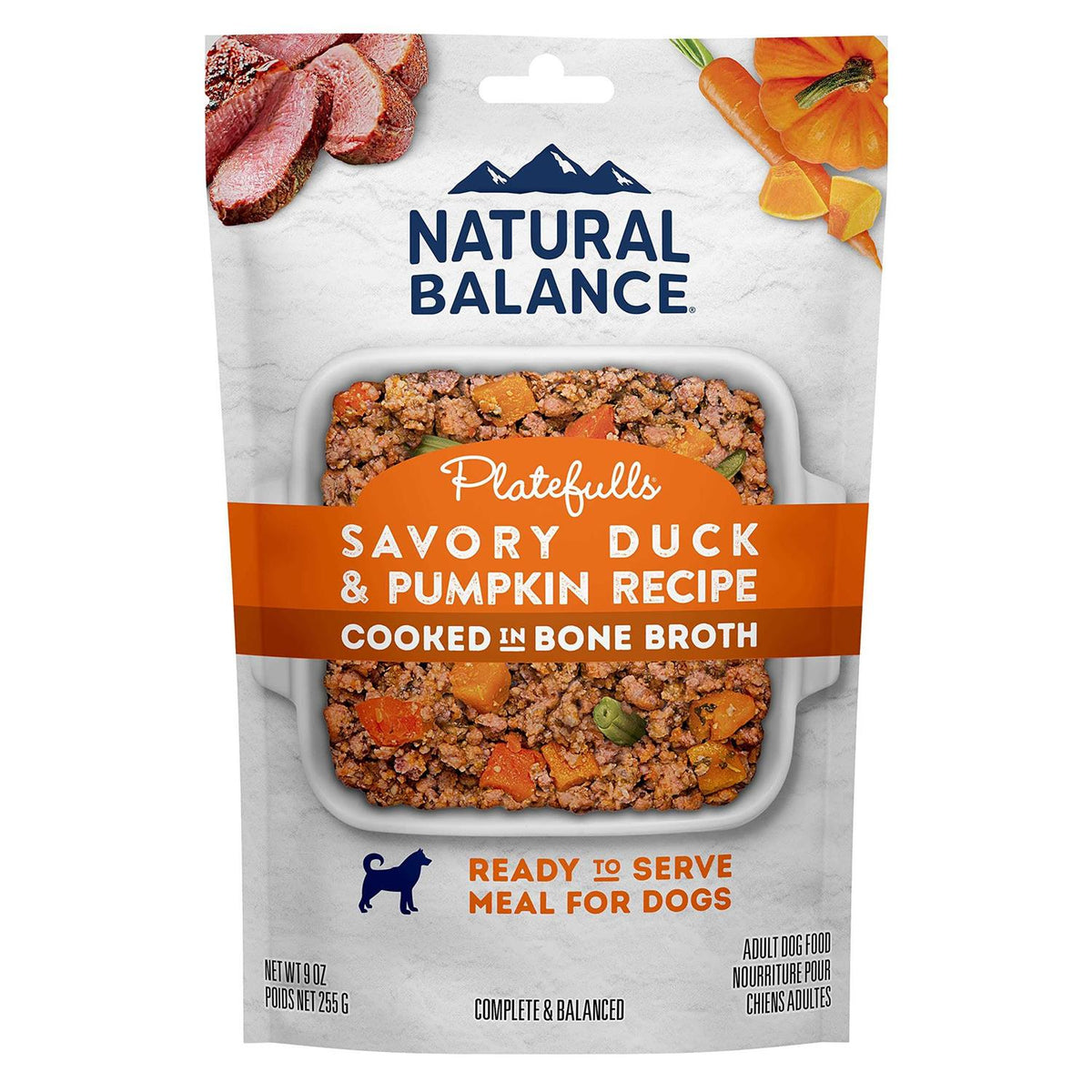 Savory Duck & Pumpkin Recipe Wet Dog Food R953