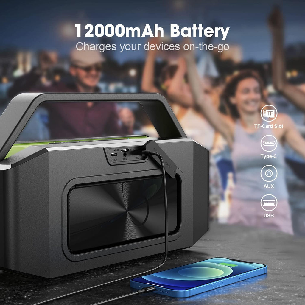 60W Portable Bluetooth Speaker IPX6 Waterproof X55808