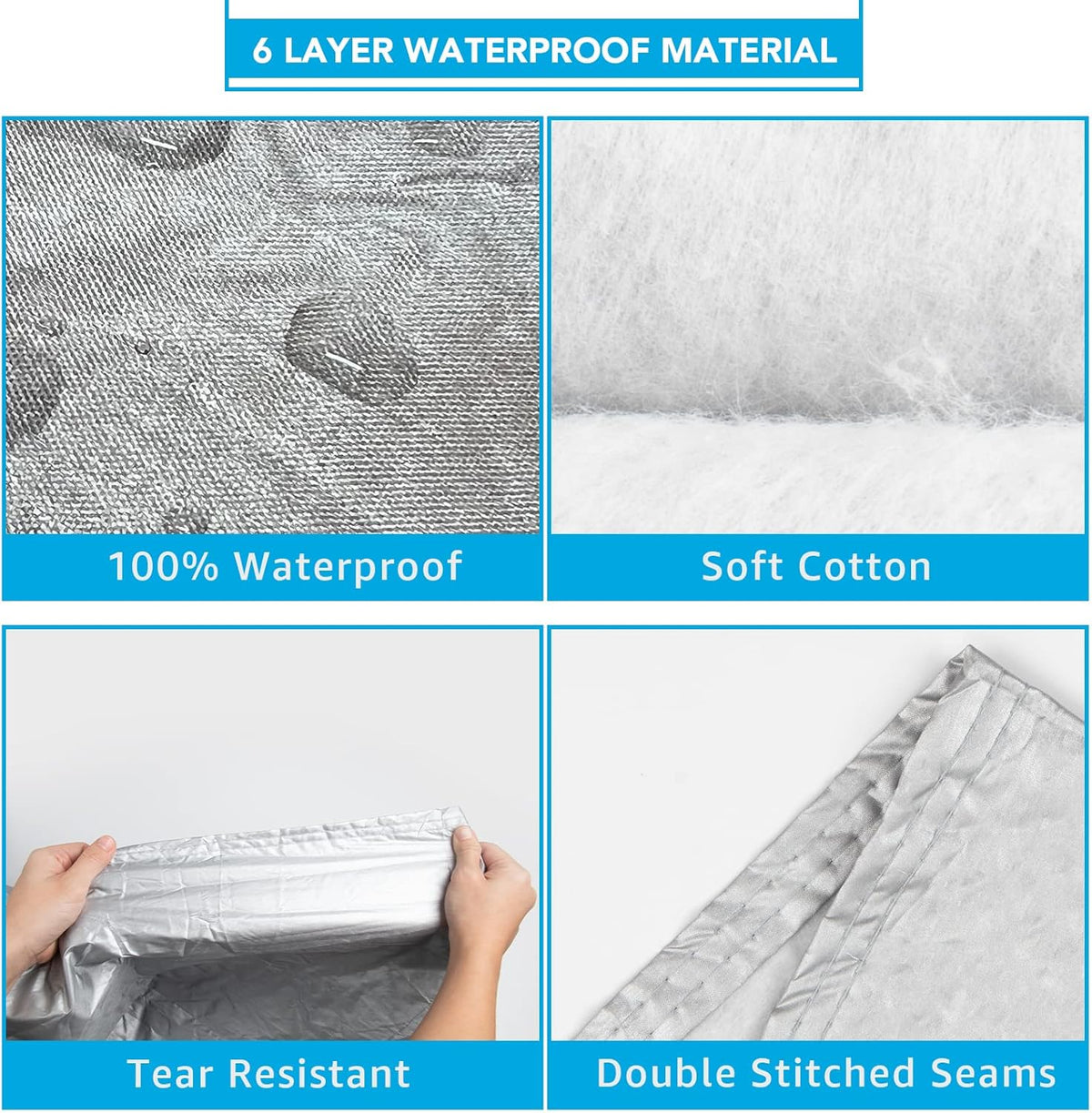 Waterproof Car Cover with Zipper A606881