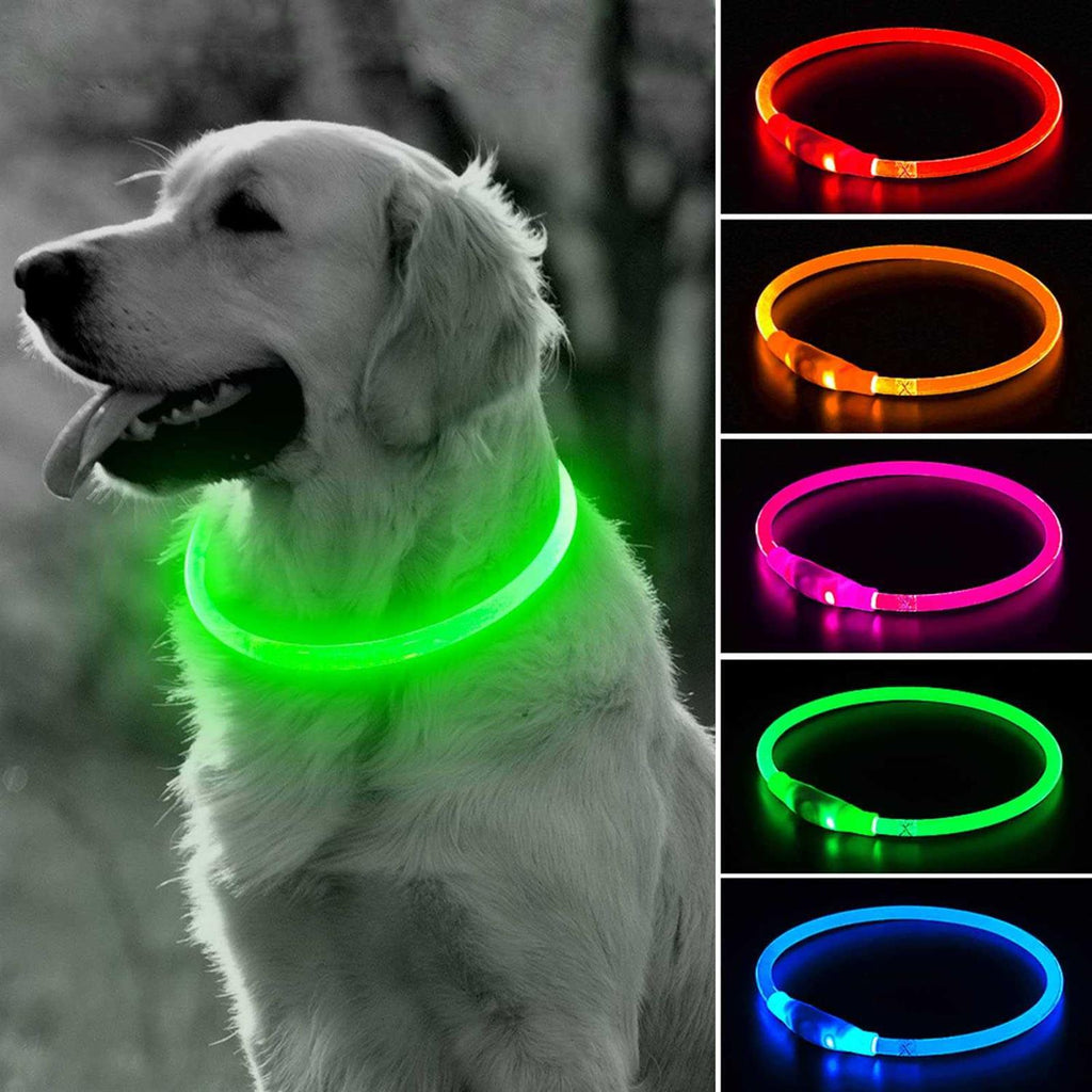 Light Rechargeable LED Dog Collar O326976
