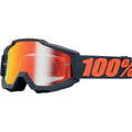 Gunmetal Goggles with Red Lens O42040