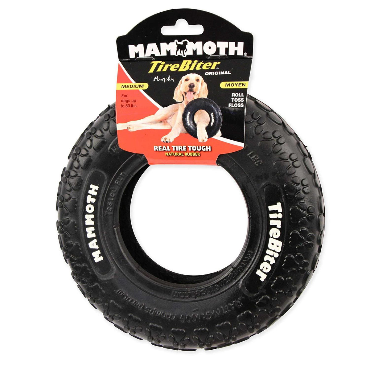 Rubber Tire Dog Toy Medium X2301
