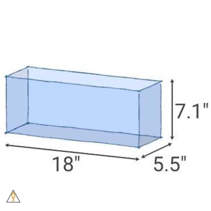 High Clarity Bookshelf Aquarium U14068
