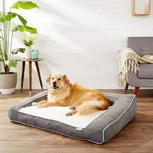 Orthopedic Bolster Dog Bed with Removable Cover T589231