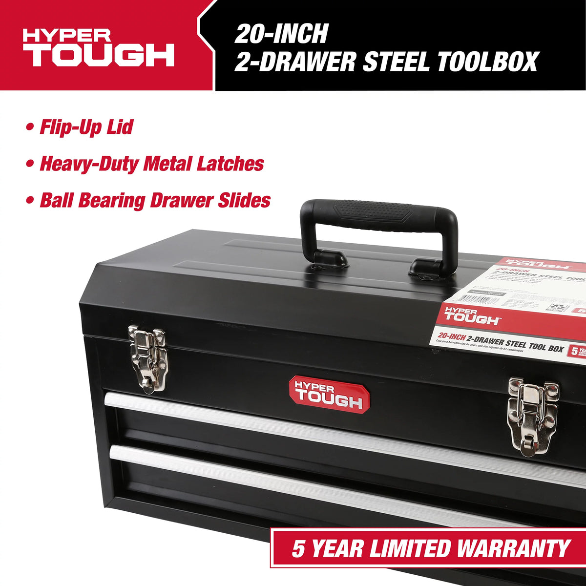 20-inch 2-Drawer Steel Tool Box G469