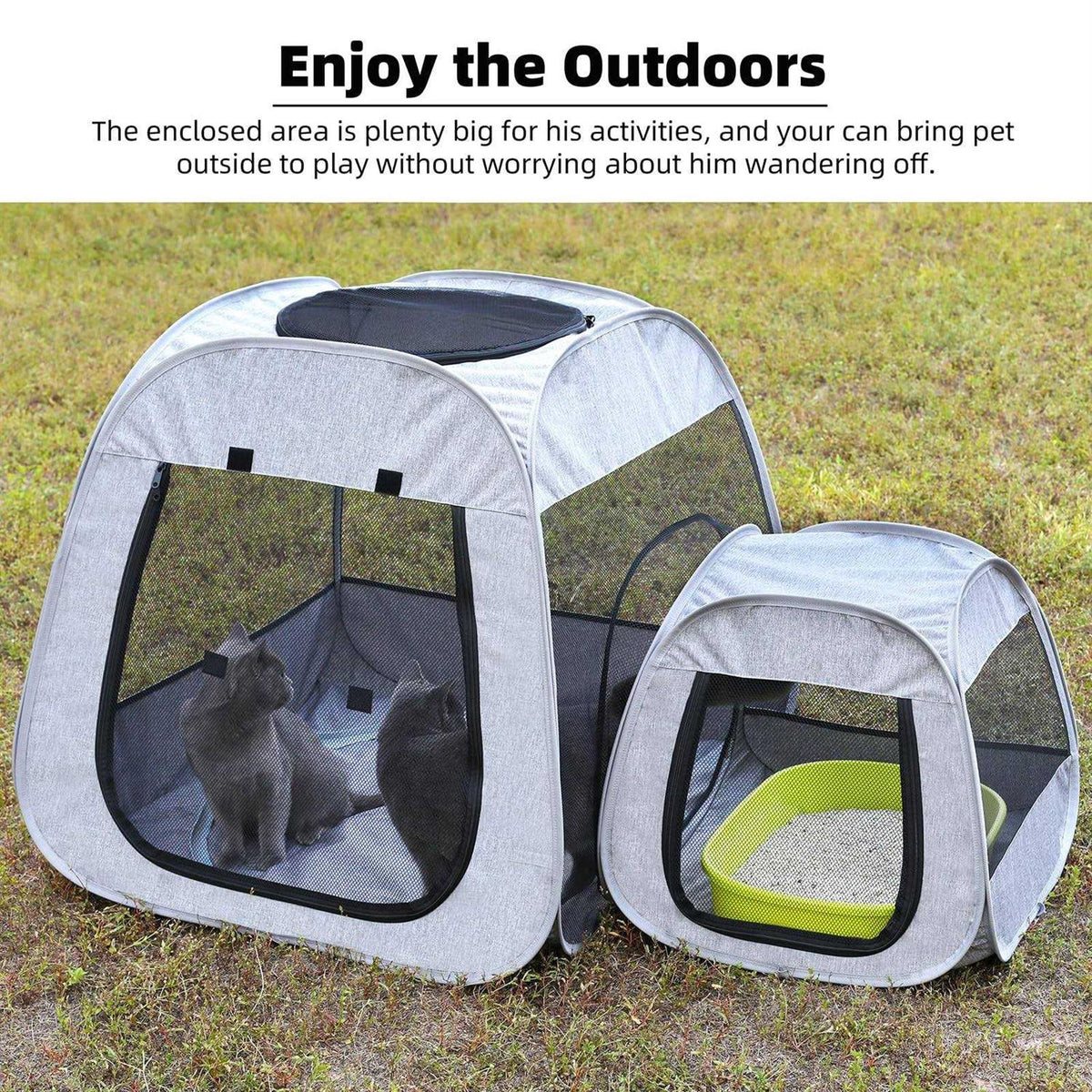 Portable Foldable Cat Playpen F5271