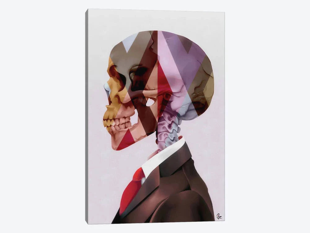 Red Tie Gallery-Wrapped Canvas Q5544