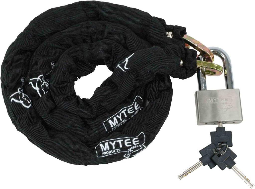 Anti Cut Security Chain and Lock Kit 6 Foot x 3/8 Inch Hardened Chain S5543