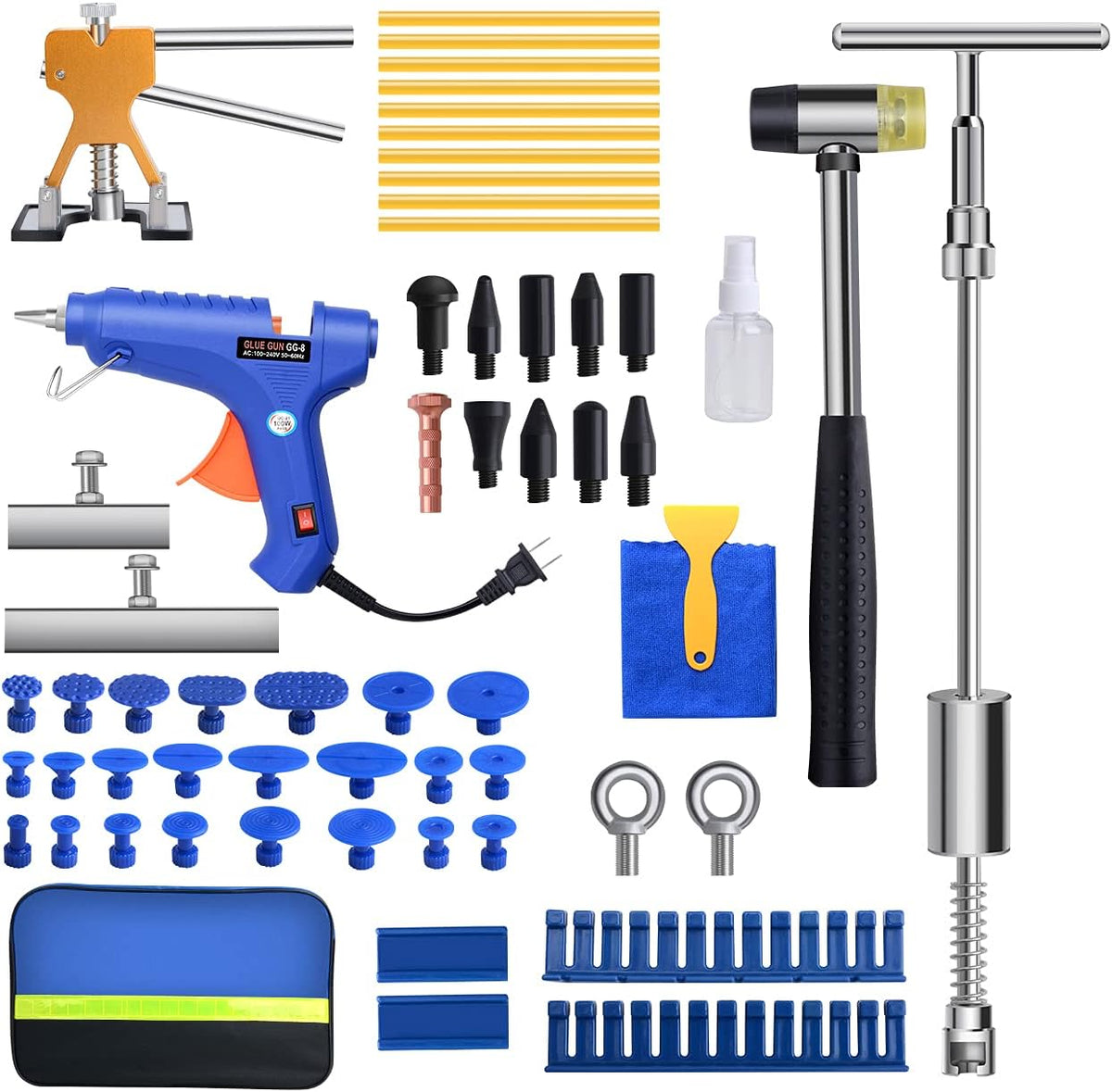 Dent Repair Kit, 60 Pcs Paintless Removal Tools X7167