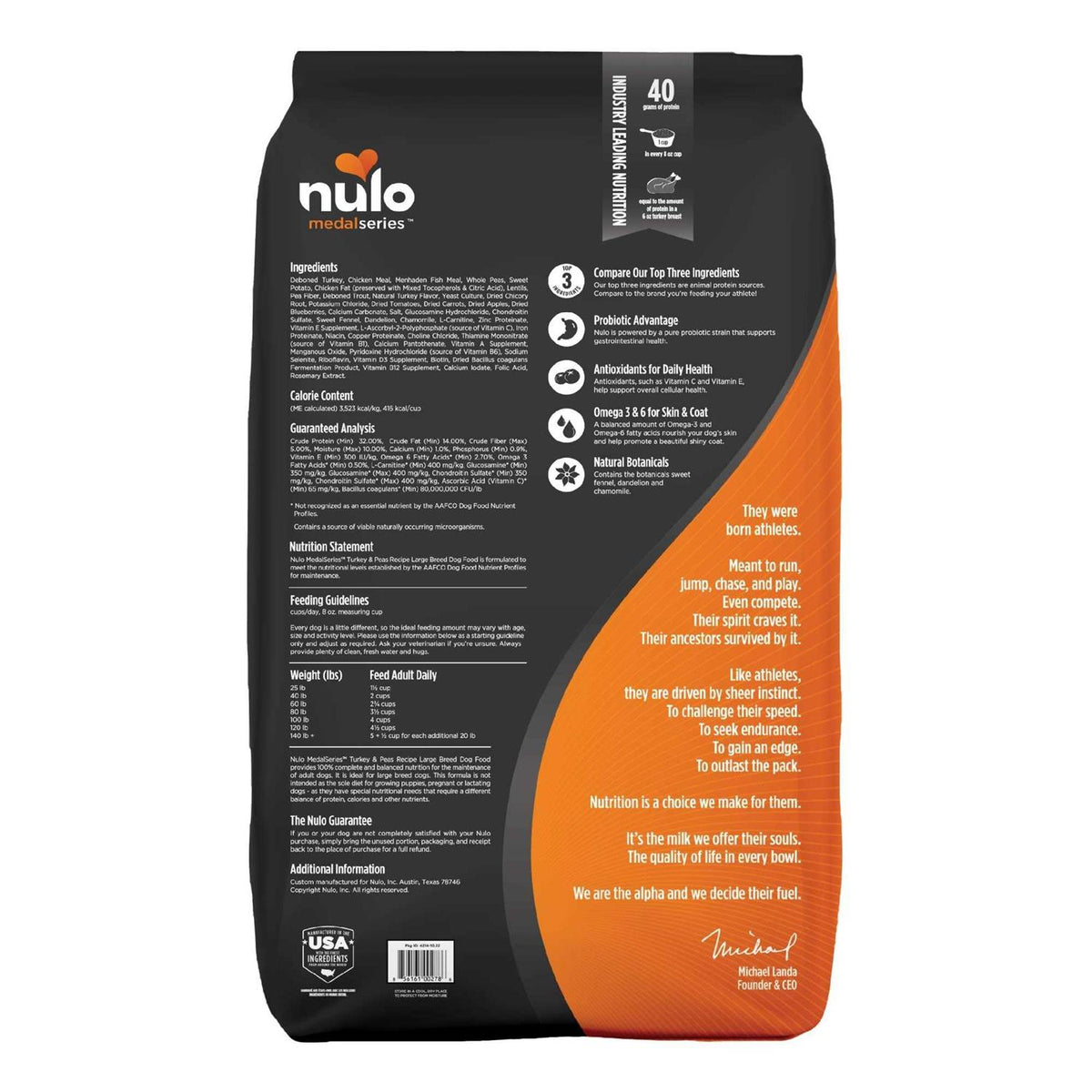Grain Free Turkey & Peas Dog Food U52423