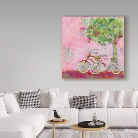 Pink Bicycles Canvas U59054