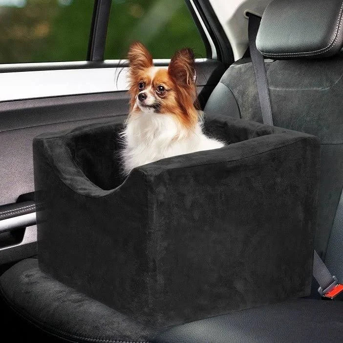 Pink Foam Pet Car Booster Seat U15084
