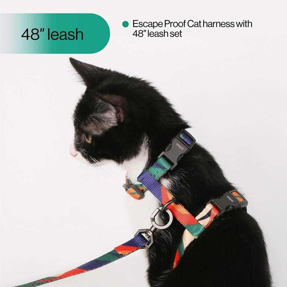 Cat Harness and Leash Set Adjustable I741578