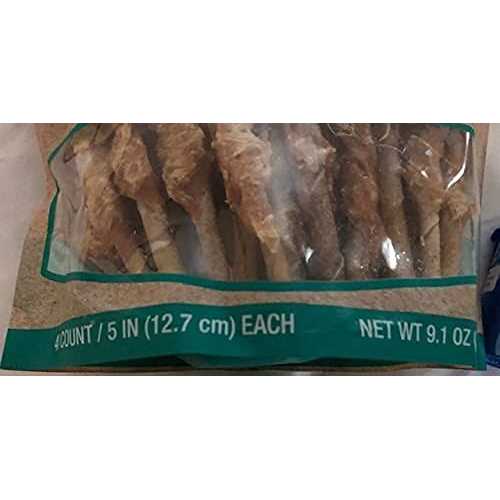 5 Wrapped Rawhide Sticks Dog Treats Chicken V944