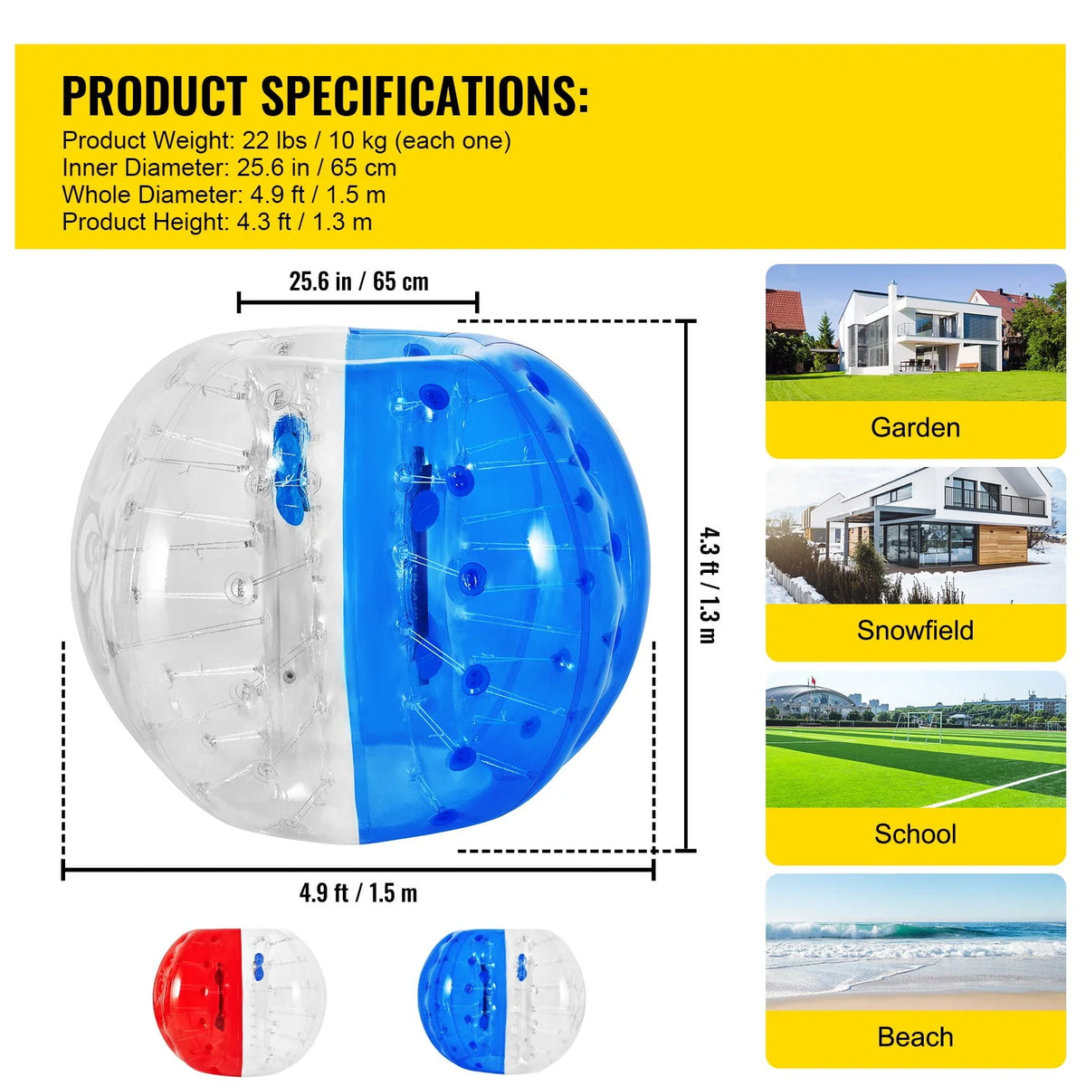 Inflatable Body Zorb Bumper Bubble N195205