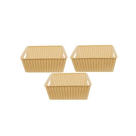 Plastic Basket Organizer 3 Pack Y805705