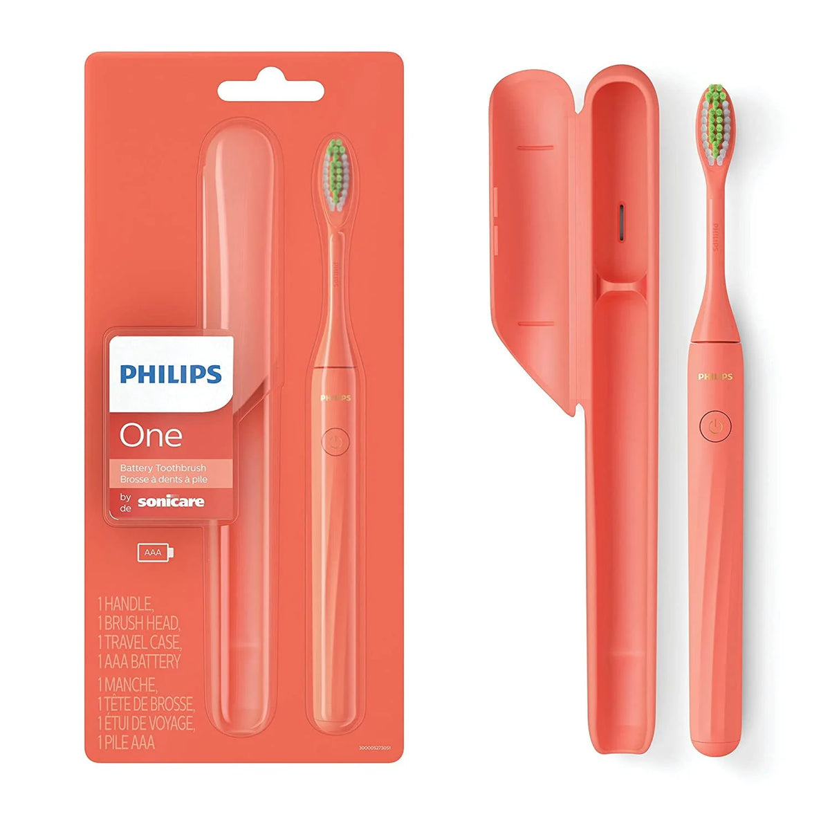 Coral Battery Toothbrush with Brush Heads A157933