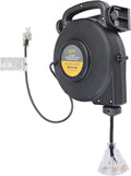 40 Ft 12/3 Retractable Extension Cord Reel with 3 Outlets U84655