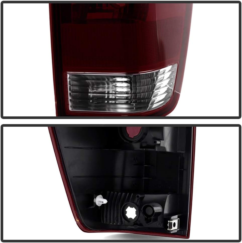 Red Smoked Lens Tail Lights Pair Set Replacement Left+Right D9420