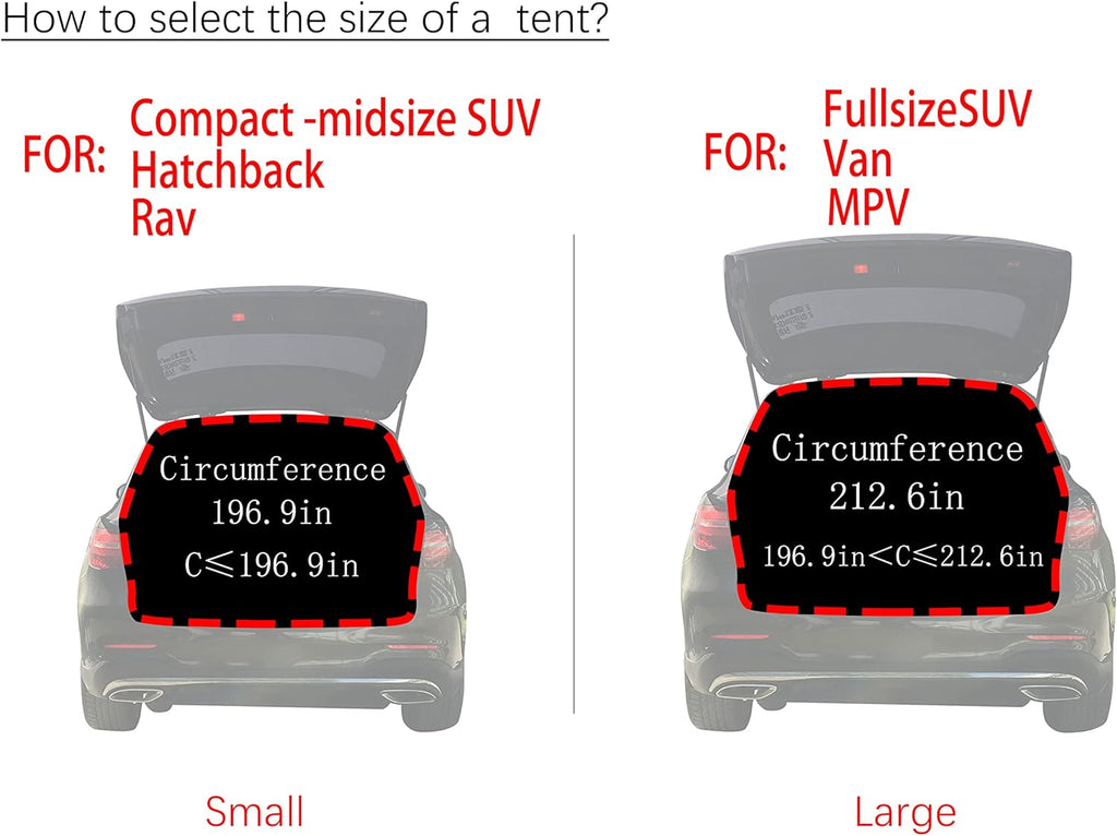 Waterproof Tailgate Shade Awning Tent J744036