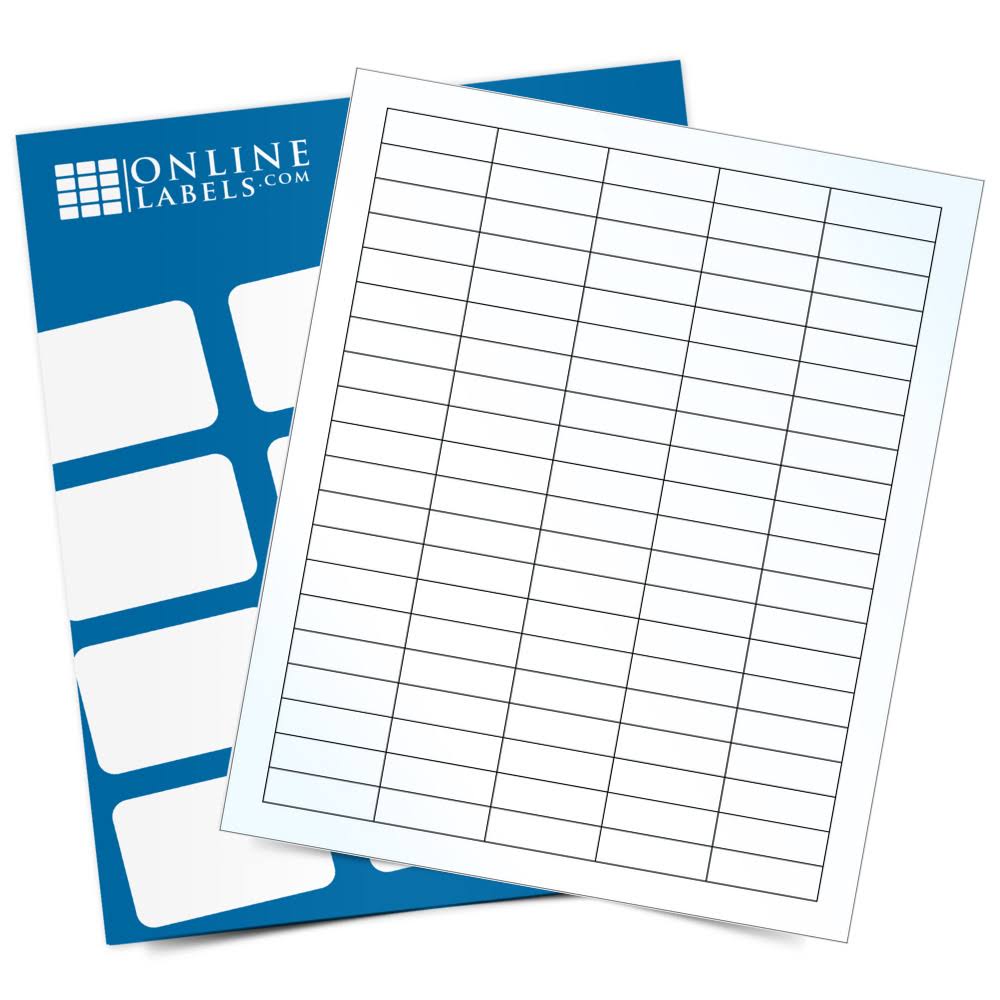 Clear Gloss Rectangle Labels 100 Sheets K856075