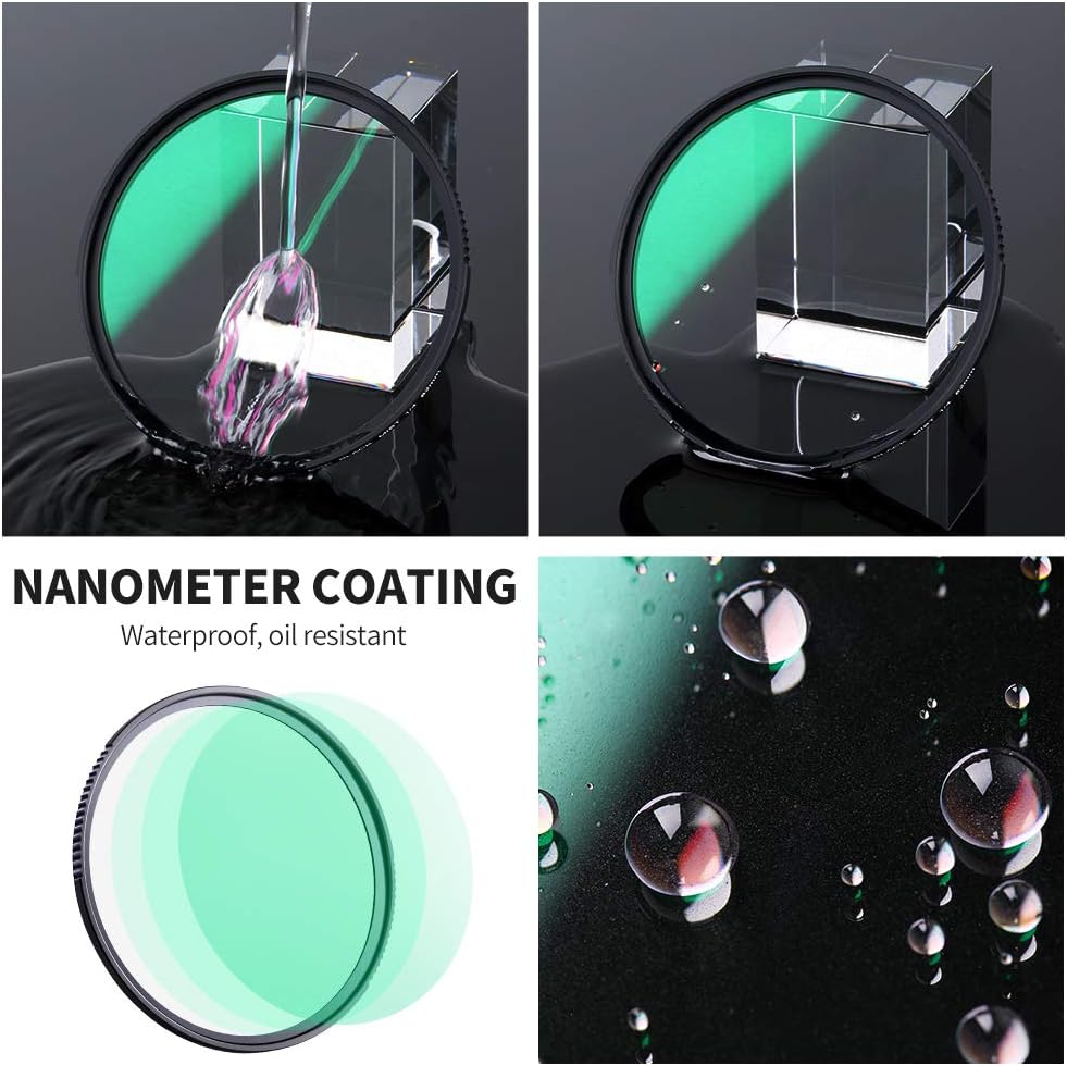 67mm Black Diffusion 1/4 Filter with Multi-Layer Coatings for Camera Lens R1700