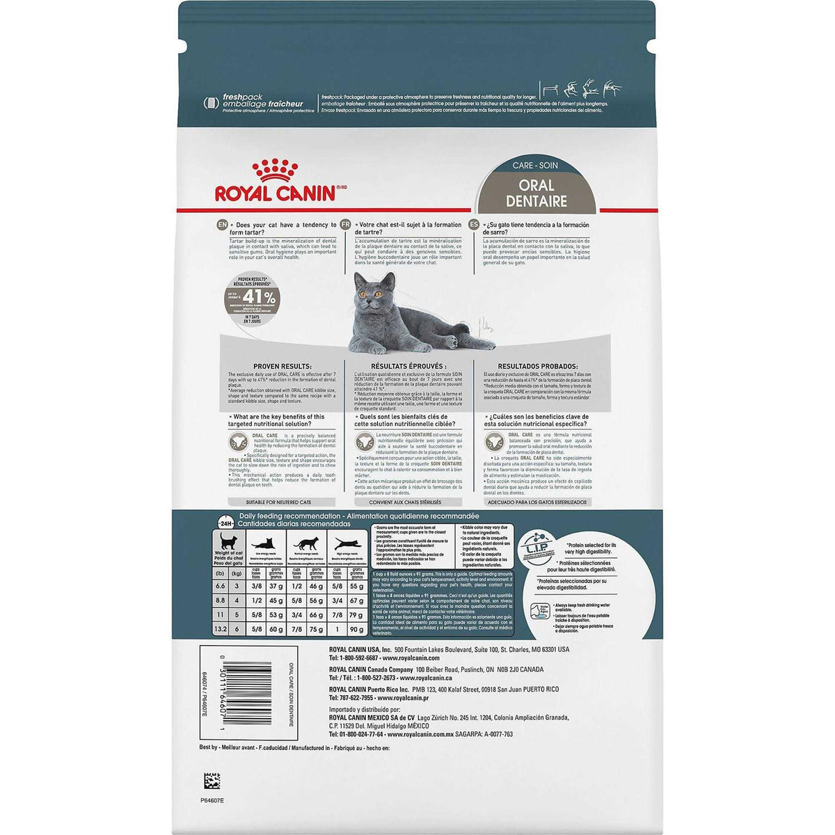 Oral Care Dry Cat Food J76775