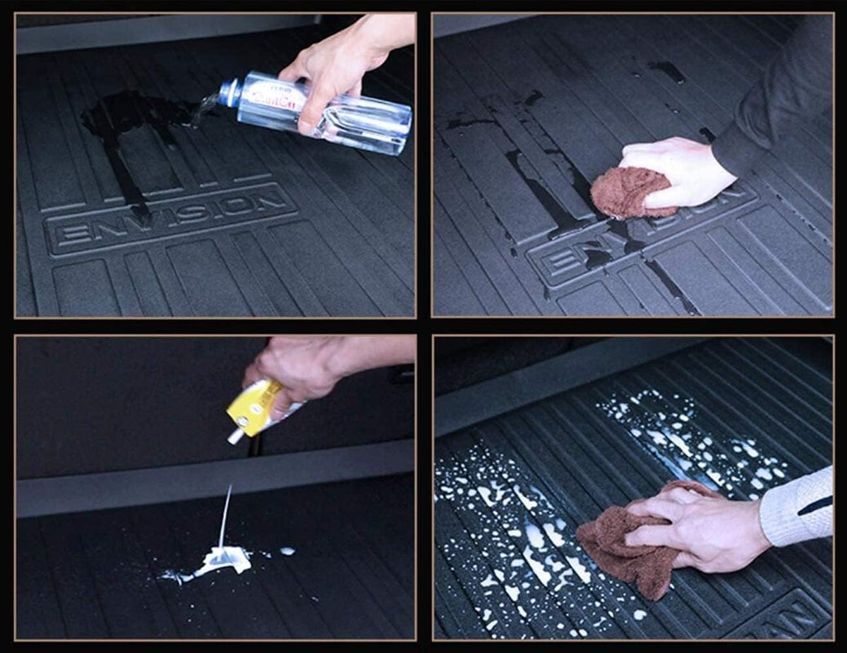 Black TPO Cargo Trunk Tray Floor Mats Protector L2260