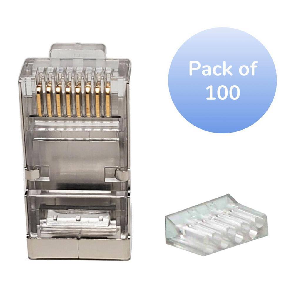 Cat6 Shielded Modular Plug 100 Pack T988290
