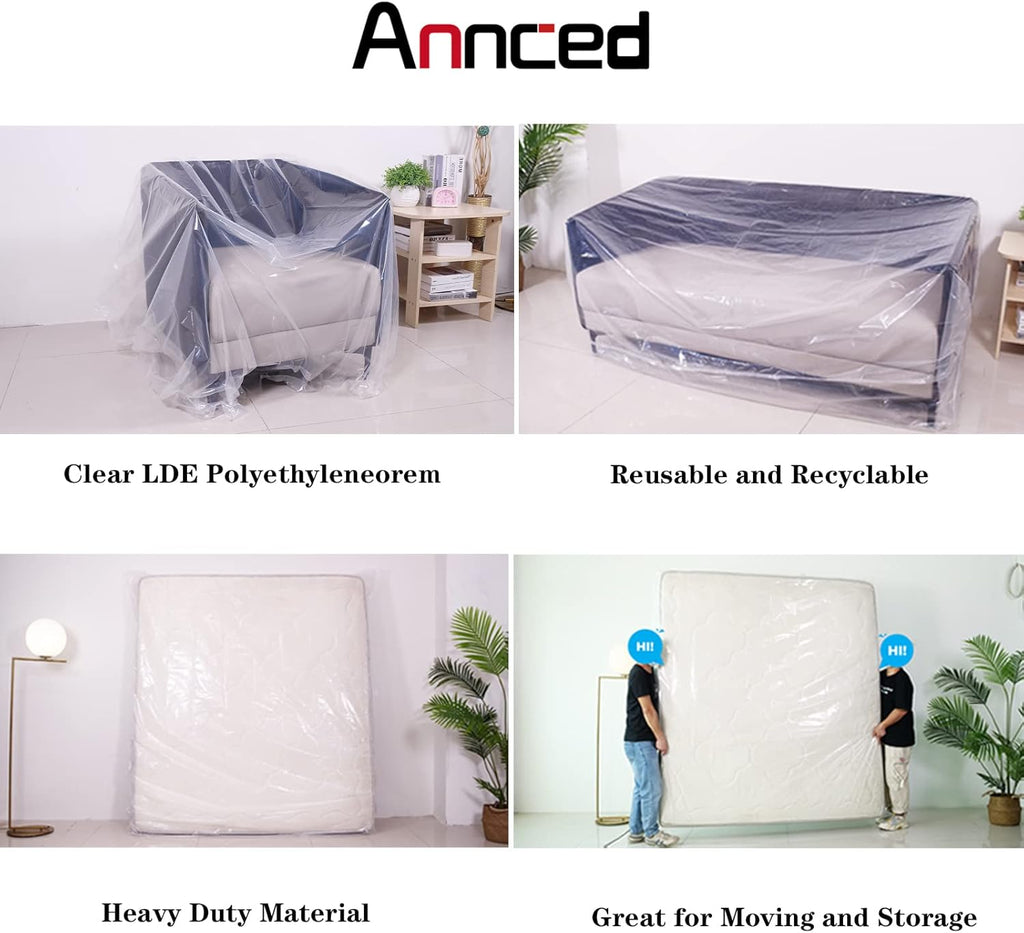 Queen Mattress Bag 4 mil Polyethylene S518