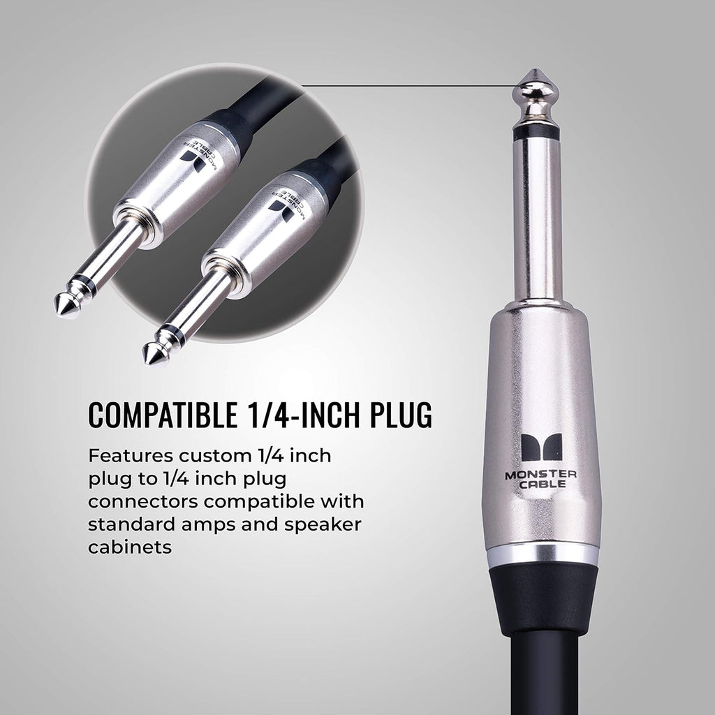 600 Speaker Cable 3 ft 1/4 Plugs Pack of 2 A8818