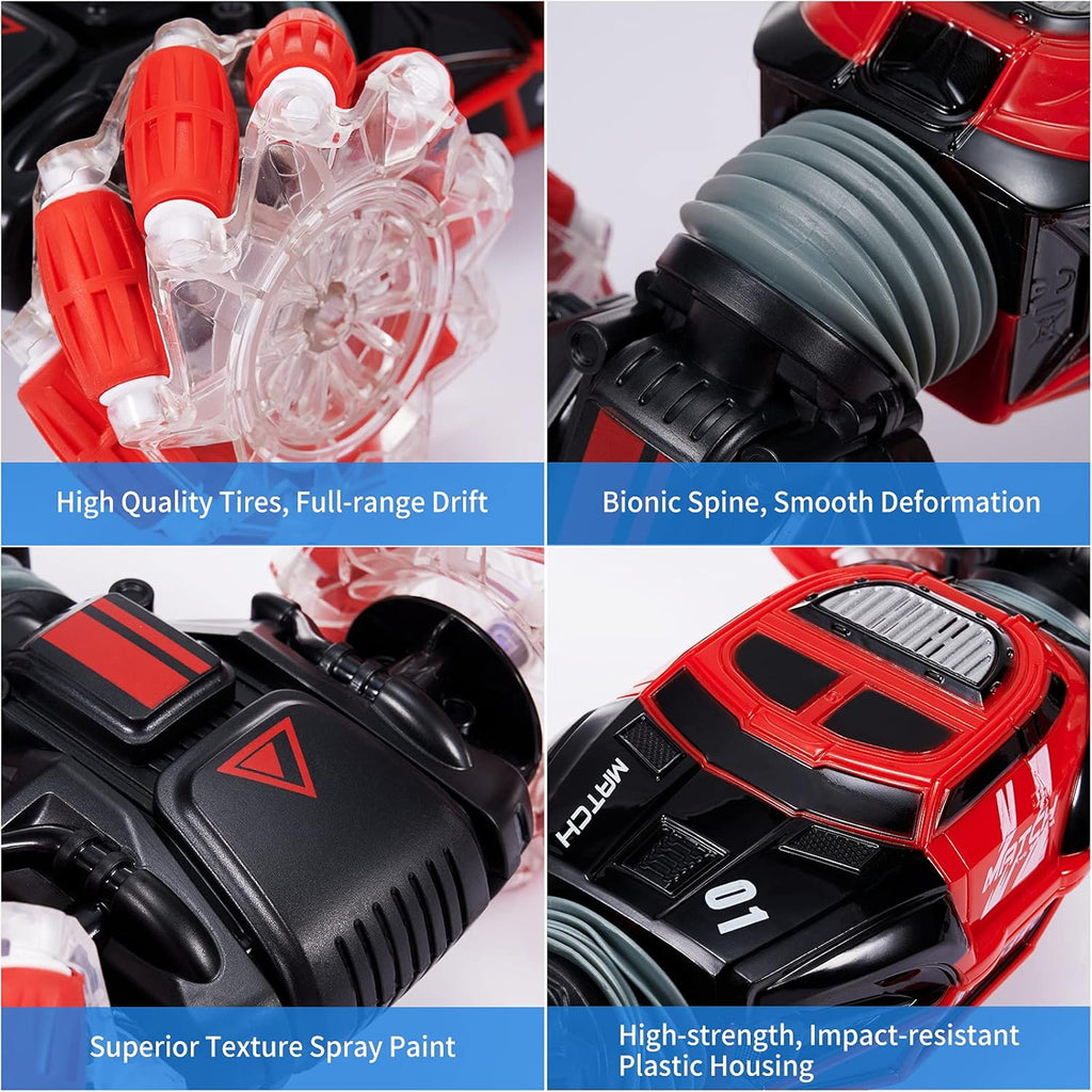 4WD Remote Control Stunt Car with 2 Rechargeable Battery Packs and Lights V896