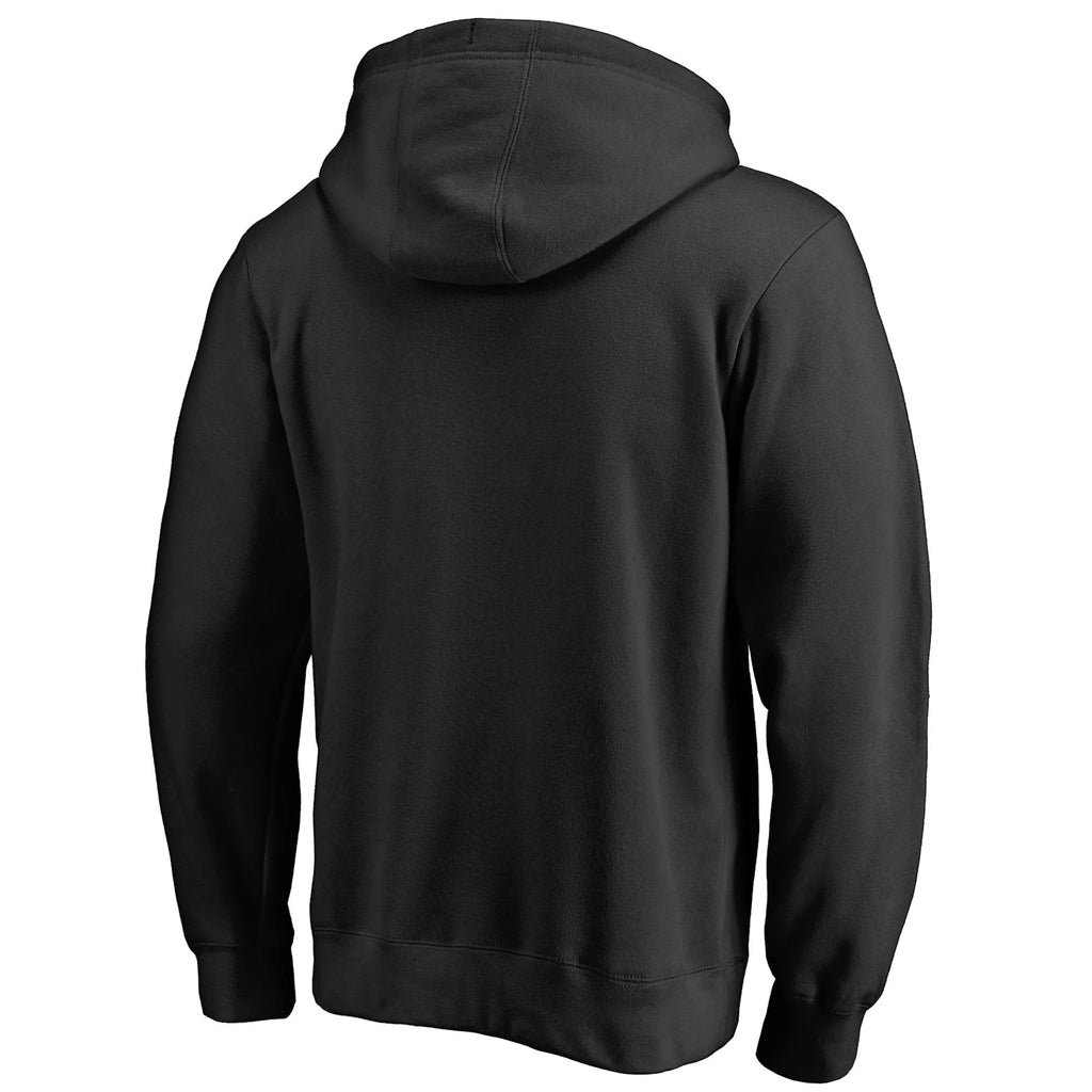 Men's Black Fitted Pullover Hoodie A49111